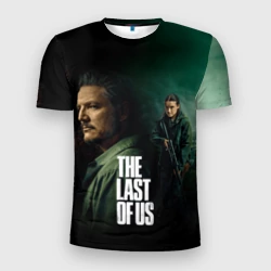 Мужская футболка 3D Slim Joel and Ellie The last of us