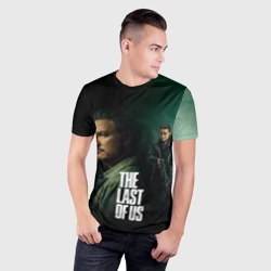 Мужская футболка 3D Slim Joel and Ellie The last of us - фото 2