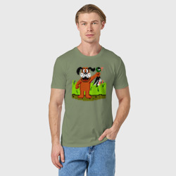 Мужская футболка хлопок Duck hunt 8 bit - фото 2