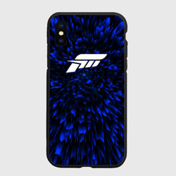 Чехол для iPhone XS Max матовый Forza Horizon blue energy