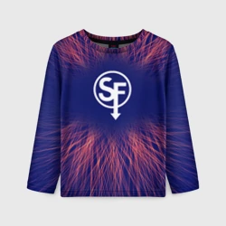 Детский лонгслив 3D Sally Face red energy