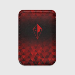 Картхолдер Magsafe магнитный No Man's Sky red poly