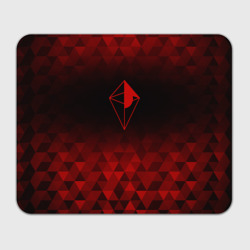 Прямоугольный коврик для мышки No Man's Sky red poly