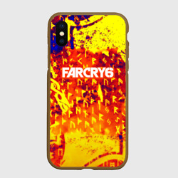 Чехол для iPhone XS Max матовый Farcry символы