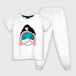 Детская пижама хлопок Спасти планету от вируса