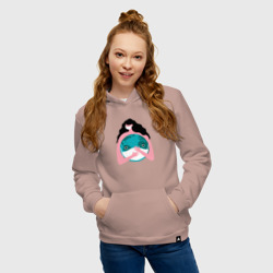 Женская толстовка хлопок Спасти планету от вируса - фото 2