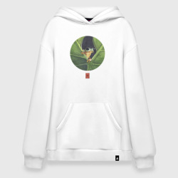 Худи SuperOversize хлопок Лягушка на листе