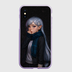 Чехол для iPhone XS Max матовый Эмилия реализм