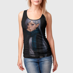 Женская майка 3D Эмилия реализм - фото 2