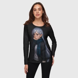 Женский лонгслив 3D Эмилия реализм - фото 2