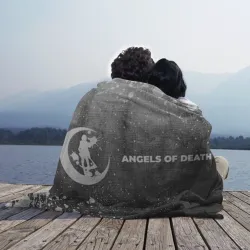 Плед 3D Angels of Death - grey gradient по-горизонтали - фото 2