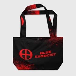 Пляжная сумка 3D Blue Exorcist - red gradient по-горизонтали