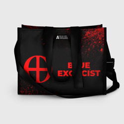 Сумка-шоппер 3D Blue Exorcist - red gradient по-горизонтали