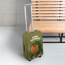 Чехол для чемодана 3D Glorbo Fruttodrillo - brainrot animals meme - фото 2