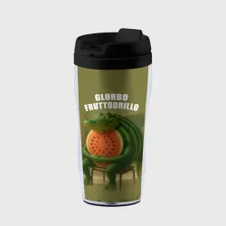 Термокружка-непроливайка Glorbo Fruttodrillo - brainrot animals meme
