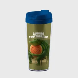 Термокружка-непроливайка Glorbo Fruttodrillo - brainrot animals meme