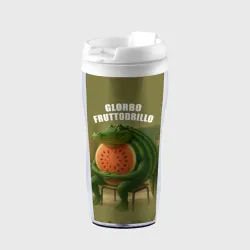 Термокружка-непроливайка Glorbo Fruttodrillo - brainrot animals meme