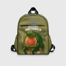 Детский рюкзак 3D Glorbo Fruttodrillo - brainrot animals meme