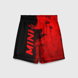 Детские спортивные шорты 3D Mini - red gradient по-вертикали