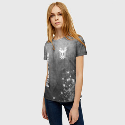 Женская футболка 3D Free Fire - grey gradient вертикально - фото 2