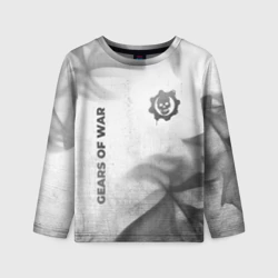 Детский лонгслив 3D Gears of War - white gradient вертикально