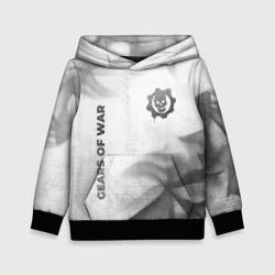 Детская толстовка 3D Gears of War - white gradient вертикально