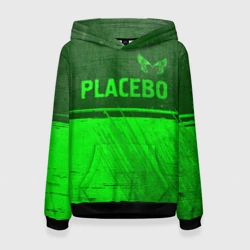 Женская толстовка 3D Placebo - green gradient посередине