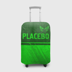 Чехол для чемодана 3D Placebo - green gradient посередине