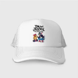 Кепка тракер с сеткой Tom and Jerry - skateboarding
