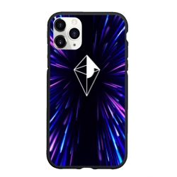 Чехол для iPhone 11 Pro Max матовый No Man's Sky neon energy