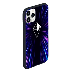 Чехол для iPhone 11 Pro Max матовый No Man's Sky neon energy - фото 2
