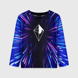 Детский лонгслив 3D No Man's Sky neon energy