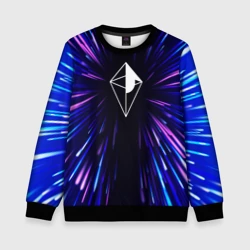 Детский свитшот 3D No Man's Sky neon energy