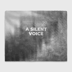Плед 3D A Silent Voice - grey gradient посередине