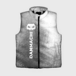 Женский жилет утепленный 3D DanMachi - grey gradient по-вертикали