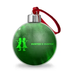 Ёлочный шар Hunter x Hunter - green gradient по-горизонтали