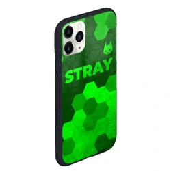 Чехол для iPhone 11 Pro Max матовый Stray - green gradient посередине - фото 2