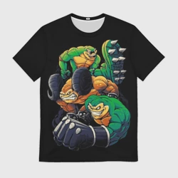 Мужская футболка 3D Battletoads trio 