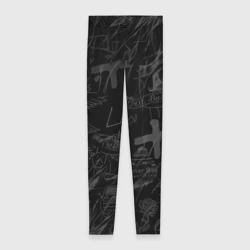Леггинсы 3D Lil peep black