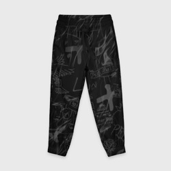 Детские брюки 3D Lil peep black