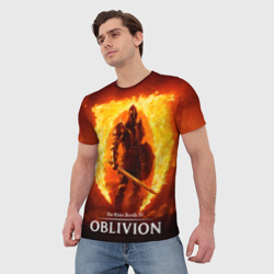 Мужская футболка 3D Герой The elder scrolls Oblivion - фото 2