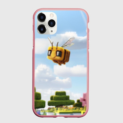Чехол для iPhone 11 Pro Max матовый Пчёлка - Minecraft