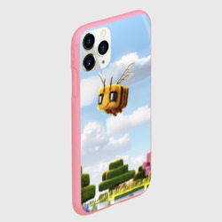 Чехол для iPhone 11 Pro Max матовый Пчёлка - Minecraft - фото 2