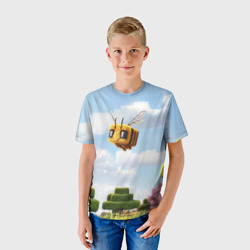Детская футболка 3D Пчёлка - Minecraft - фото 2