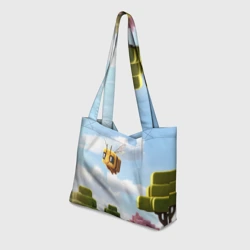 Пляжная сумка 3D Пчёлка - Minecraft - фото 2