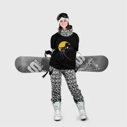 Накидка на куртку 3D Чёрный Плащ утка - фото 4