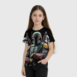 Детская футболка 3D Боба Фетт звездные войны - фото 2