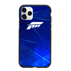 Чехол для iPhone 11 Pro Max матовый Forza Horizon blue poly