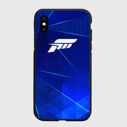 Чехол для iPhone XS Max матовый Forza Horizon blue poly