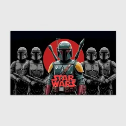 Бумага для упаковки 3D Boba Fett звездные войны